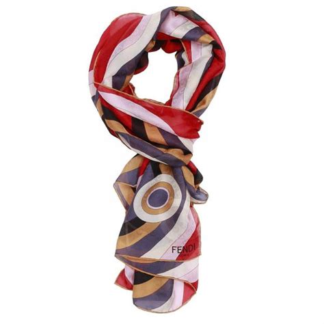 fendi scarf red|fendi scarf women sale.